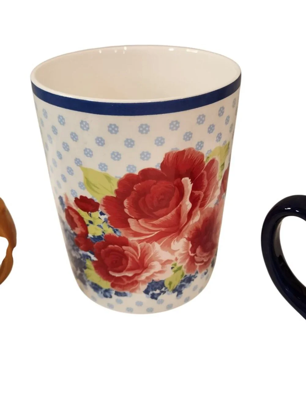 The Pioneer Woman Heritage Floral Stoneware Utensil Holder / 4 cup measuring /